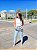 CALÇA JEANS MOM COM STRASS LANÇA PERFUME - Imagem 1