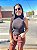 BLUSA PRETA CAVADA GOLA ALTA LEZ A LEZ - Imagem 1
