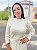BLUSA OFF MANGA LONGA COM DETALHE NO OMBRO MARIA PAVAN - Imagem 1