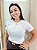BLUSA OFF CANELADA MANGA CURTA JOHN JOHN - Imagem 1
