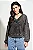 BLUSA MOLETOM MARMORIZADA RAPOSA J CHERMANN - Imagem 1