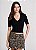 BLUSA JUSTA ELLIE DECOTE V JOHN JOHN - Imagem 6