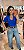 BLUSA JUSTA ELLIE DECOTE V JOHN JOHN - Imagem 1