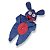 Kit 3 Peças Macacão Bebe Plush Bordado Capuz Pelúcia Menino - Imagem 5