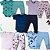 Kit 10 Pçs Body E Mijão Bebe M/curta Malha Estampada 100% Algodão Menino - Imagem 1