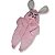 Kit 3 Peças Macacão Bebe Plush Com Orelha Bordado Capuz Pelúcia Menina - Imagem 4