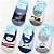 Kit 5 Pares Meia Sapatilha Infantil Antiderrapante Menino - Imagem 1