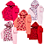 Kit 5 Conjunto Soft Infantil Inverno Menina 1 Ao 8 - Imagem 1