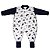 Kit 4 Peças Macacão Bebe Estampado Plush Veludo Macio Menino - Imagem 5
