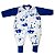 Kit 4 Peças Macacão Bebe Estampado Plush Veludo Macio Menino - Imagem 3