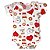 Kit 5 Peças Body Bebe M/curta Estampado 100% Algodão Menina - Imagem 5