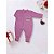 Kit 4 Peças Macacão Bebe Bordado Canelado Menina Vira Pé - Imagem 7