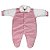 Kit 4 Pçs Macacão Plush Bebe Veludo Pelo Na Gola Macio Menina - Imagem 5
