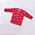 Kit 5 Pçs Camiseta Bebe Malha M/ Longa 0 A 3 Menina - Imagem 3