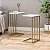 Conjunto Mesa Lateral em Metal Riade Sala de Estar - Imagem 1