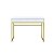 Escrivaninha para Escritório Home Office Oslo em Metal Dourado - Imagem 4