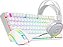 Kit Gamer RGB Redragon Lunar White com Mouse, Teclado e Headset - Imagem 1