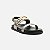 Papete Rasteira Couro Flatform Metal Arezzo - Imagem 1