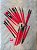 Kit c/20 Pinceís de maquiagem rosa neon - Imagem 1