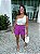 Short Risca de giz - Lilás - M - Imagem 2