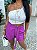 Short Risca de giz - Lilás - M - Imagem 3