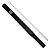 Bomba de Tereré Black Erva Lisa c/ Mola Interna Inox Preta Furo Redondo c/ Limpa Bomba 19cm - Imagem 1