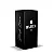 Copo Black Erva Inox Quadrado Preto 350ml - Imagem 1