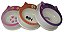 Comedouro Estampa Gato Colorido 250ml Melamina - Imagem 1