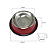 Comedouro Inox Colorido 1000ml - Imagem 2
