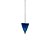 Pêndulo De Orgonite Raio Azul Purificação Cristal 3 cm - Imagem 1