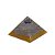 Orgonite Pirâmide Proteção Profissional Turmalina e Pirita 7cm - Imagem 1