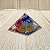 Orgonite Pirâmide 7 Chakras com Flor de Lótus 4cm - Imagem 2