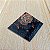 Orgonite Pirâmide Recomeço Jaspe Dálmata e Hematita 4cm - Imagem 3