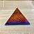 Orgonite Pirâmide Símbolo Reiki Om Cho ku Rei Angulação Queóps 7cm - Imagem 3