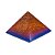 Orgonite Pirâmide Símbolo Reiki Om Cho ku Rei Angulação Queóps 7cm - Imagem 1