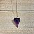 Pendulo de Orgonite Raio Violeta Transmutação Ametista 3 cm - Imagem 2