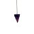 Pendulo de Orgonite Raio Violeta Transmutação Ametista 3 cm - Imagem 1