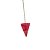 Pêndulo Orgonite Raio Quartzo Rosa Amor e Relacionamento 3cm - Imagem 1