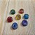Orgonite 7 Chakras 1,5 cm Equilíbrio Alinhamento de Energia - Imagem 3