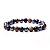 Pulseira Tripla Proteção Hematita Ônix Olho de Tigre 8mm Pedra Natural Unissex - Imagem 1