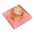 Orgonite Pirâmide Amor Incondicional Quartzo Rosa Pétalas de Rosa 4cm - Imagem 1