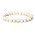 Pulseira Howlita Bege 8mm Natural Calma Tranquilidade Unisex - Imagem 1