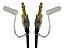 Cabo Pro Series P10 + P10 10 Metros Mxt Banhado A Ouro 24k - Imagem 1