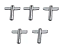 CHAVE P/ AJUSTE DE BATERIA (6 UNID) - Imagem 1