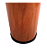 TIMBA MADEIRA VERNIZ 50X11 ARO PRETO - Imagem 2