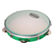 PANDEIRO 10 POL ABS VERDE C/PELE LEITOSA IZZO - Imagem 2