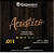 ENCORDOAMENTO PARA VIOLAO AÇO 0.11 ACUSTICO GIANNINI GESPW - Imagem 1