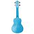 UKULELE SOPRANO 21 ABS TAMPO TIPO FLAMED OKUME AZUL C/CAPA SERIE COLOR WINNER - Imagem 3