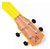 UKULELE SOPRANO 21 ABS TAMPO TIPO FLAMED OKUME AMARELO C/CAPA SERIE COLOR WINNER - Imagem 3
