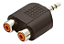 ADAPTADOR P2 ESTÉREO X 2 RCA FÊMEA MXT - Imagem 1